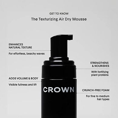 The Texturizing Air Dry Hair Mousse