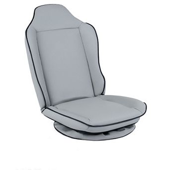 Costway 360° Swivel Floor Gaming Chair with 5-Level Adjustable Backrest&Padded Seat Cushion