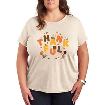 Plus Size Peanuts Snoopy & Friends Graphic Tee