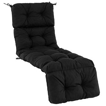 Costway 73" Lounge Chaise Cushion Padded Recliner Cushion Indoor Outdoor