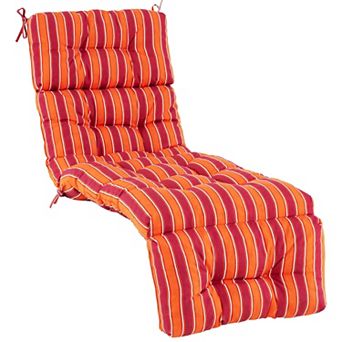 Costway 73" Lounge Chaise Cushion Padded Recliner Cushion Indoor Outdoor
