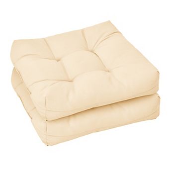 Costway 2 pc 21'' x 21'' Patio Chair Seat Cushion Pads Indoor/Outdoor