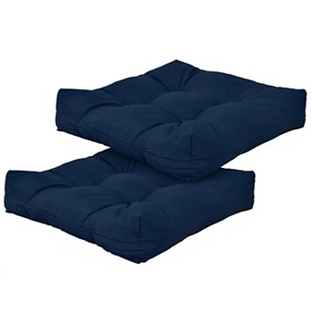 Costway 2 pc 21'' x 21'' Patio Chair Seat Cushion Pads Indoor/Outdoor