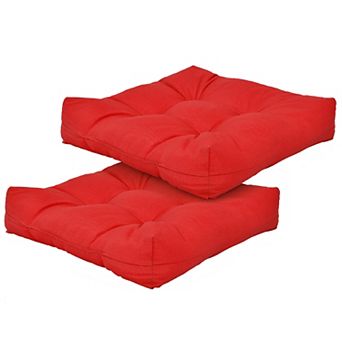 Costway 2 pc 21'' x 21'' Patio Chair Seat Cushion Pads Indoor/Outdoor