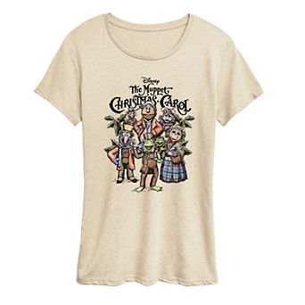 Women's Disney's The Muppet Christmas Carol Collage Graphic Tee