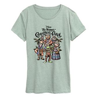Women's Disney's The Muppet Christmas Carol Collage Graphic Tee
