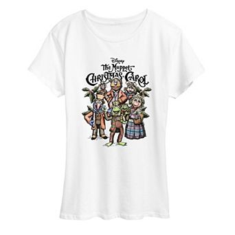 Women's Disney's The Muppet Christmas Carol Collage Graphic Tee