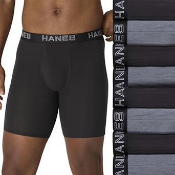 Men's Hanes® 8-Pack Underwear Boxer Briefs with Total Support Pouch