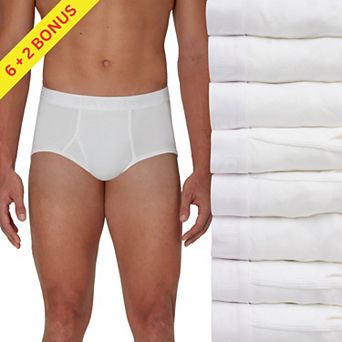 Men's Hanes® Ultimate 6+2 Bonus Pack ComfortSoft® Brief Underwear