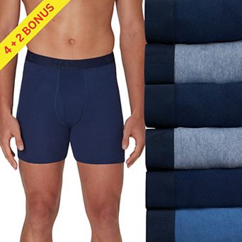 Men's Hanes® Ultimate 4+2 Bonus Pack ComfortSoft® Boxer Briefs Underwear