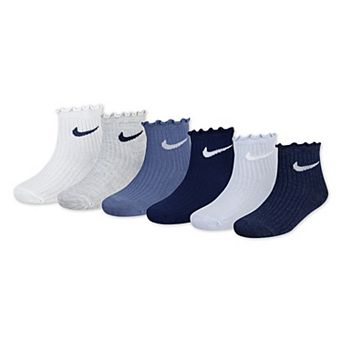 Girls Nike 6-Pack Ruffle Ankle Socks