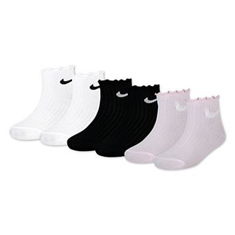 Girls Nike 6-Pack Ruffle Ankle Socks