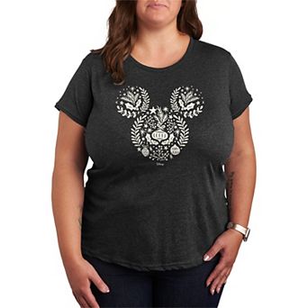 Plus Size Disney's Mickey Mouse Scandinavian Christmas Graphic Tee
