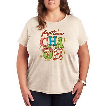 Plus Size Disney / Pixar's Inside Out 2 Festive Chaos Graphic Tee