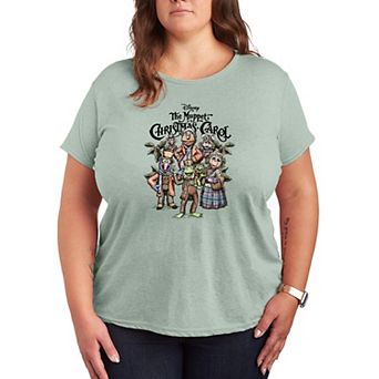 Plus Size The Muppet Christmas Carol Collage Graphic Tee