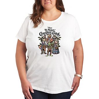 Plus Size The Muppet Christmas Carol Collage Graphic Tee
