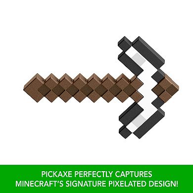 Mattel Minecraft Iron Pickaxe Battle Toy for Role-Play & Costumes