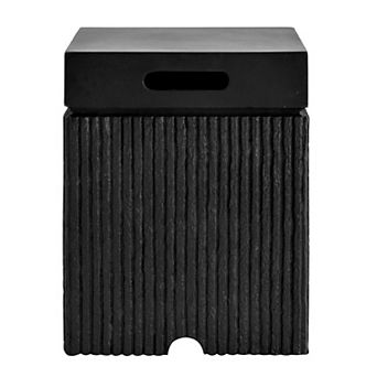 Merax 15.75" Outdoor Propane Tank Cover Table for 20 lb Gas Tank Square Side Table