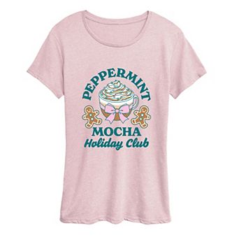 Women's Peppermint Mocha Holiday Graphic Tee
