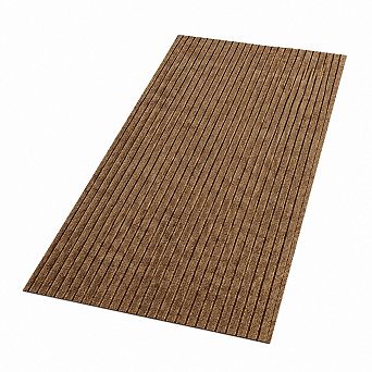 Custom Size Non Slip Stripe Area Rug Runner Easy Clean Waterproof Low Profile High Traffic