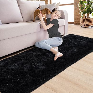 Fluffy Shag Area Rug Soft Non Slip Indoor Home Decor Runner Rug