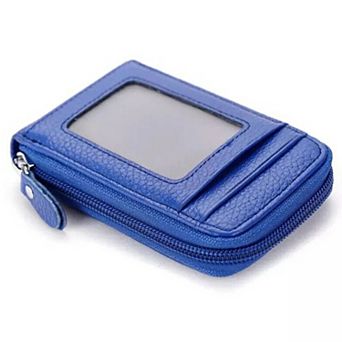 RFID Blocking Zipper Wallet Credit Card Holder