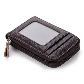 RFID Blocking Zipper Wallet Credit Card Holder