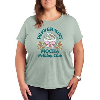 Plus Size Holiday Club Graphic Tee