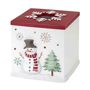 Avanti Winter Snowman Tissue Box Cover