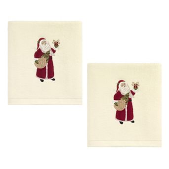 Avanti Santa Gifts Hand Towel 2-Pack