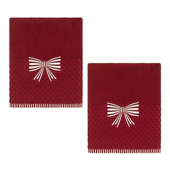 Avanti Bow Hand Towel 2-Pack