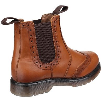 Amblers Mens Dalby Pull On Brogue Boots