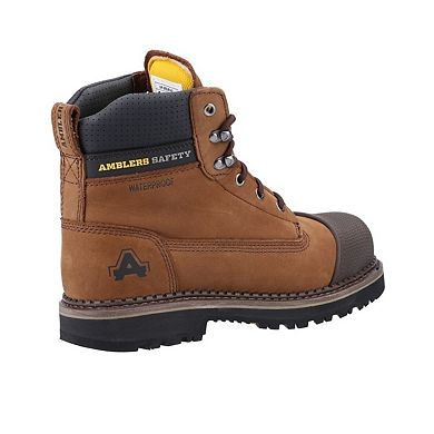 Amblers Mens AS233 Leather Scuff Boot