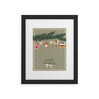 Society6 Toys on the Tree Framed Wall Art Print