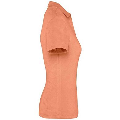Native Spirit Womens/Ladies Terry Towel Polo Shirt