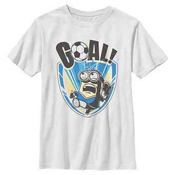 Boys 6-20 Despicable Me Minion Goal! Graphic Tee