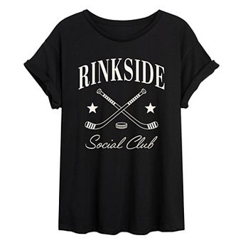 Juniors' Rinkside Social Club Oversized Tee