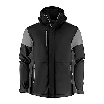 Printer Mens Padded Soft Shell Jacket
