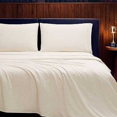 Champion® Elastic Logo Microfiber Sheet Set