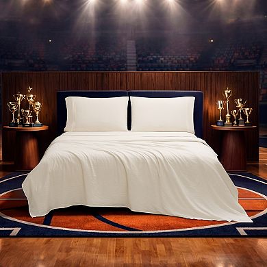 Champion® Elastic Logo Microfiber Sheet Set