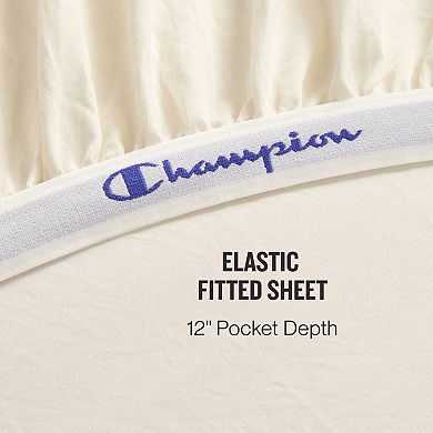 Champion® Elastic Logo Microfiber Sheet Set