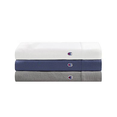 Champion® Embroidery Patch Microfiber Sheet Set