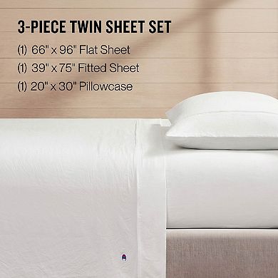 Champion® Embroidery Patch Microfiber Sheet Set