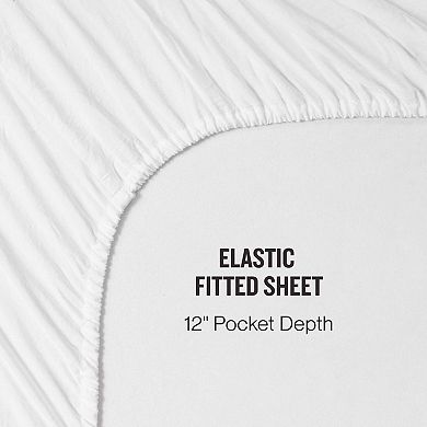 Champion® Embroidery Patch Microfiber Sheet Set