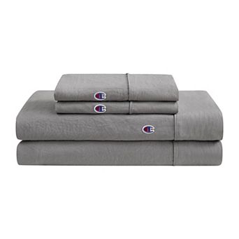 Champion® Embroidery Patch Microfiber Sheet Set