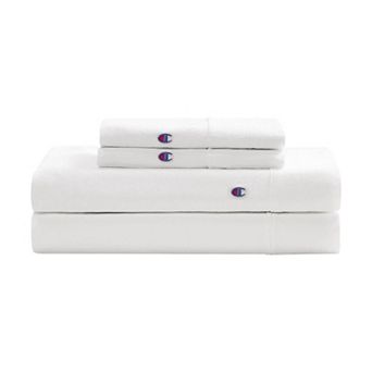 Champion® Embroidery Patch Microfiber Sheet Set