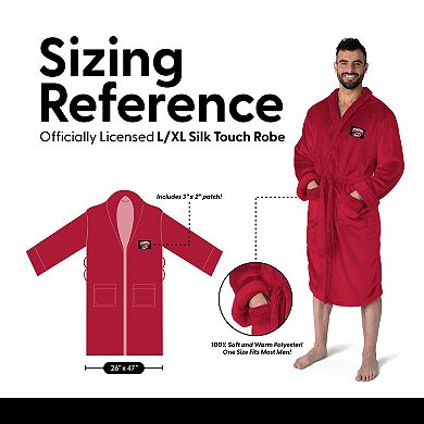 Carolina Hurricanes 2026 Stanley Cup Champions Red Passage Silk Touch Robe
