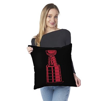 Carolina Hurricanes 2026 Stanley Cup Champions Hardline Throw Pillow