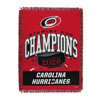 Carolina Hurricanes 2026 Stanley Cup Champions Rectify Woven Tapestry