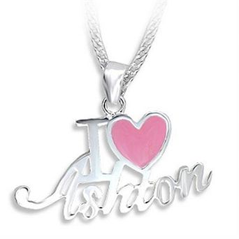 Alamode Ashton Brass Epoxy Heart Necklace & Pendant